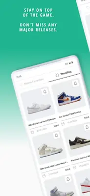 Grailify - Sneaker Releases android App screenshot 1